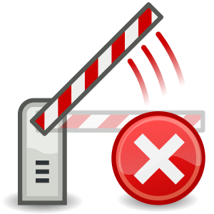 Emblem-unblock-denied.svg