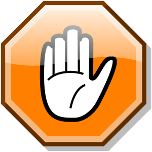 Stop hand nuvola orange.svg