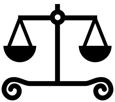 File:Balanced scales.svg